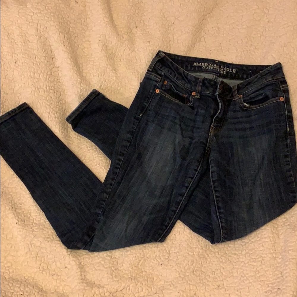 High rise American Eagle skinny jeans